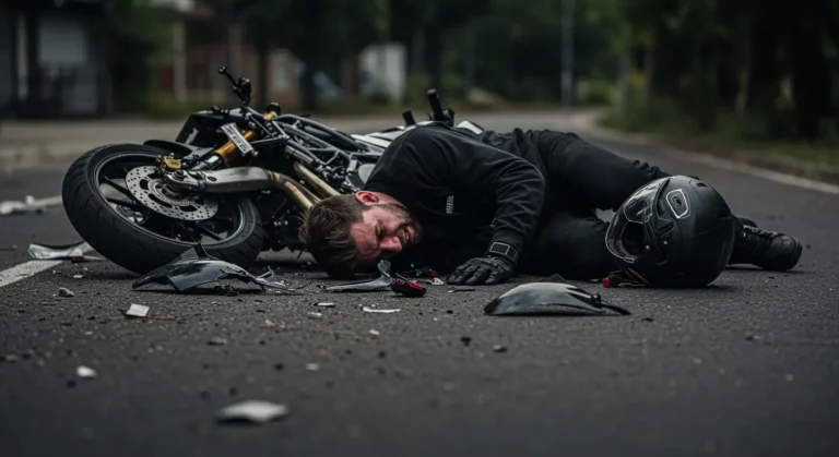 Motorcycle accident 2